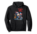 American Patriotic Biker Gnomes Hoodie - Unique Graphic Men Women - T-Shirt, Sweatshirt, Hoodie