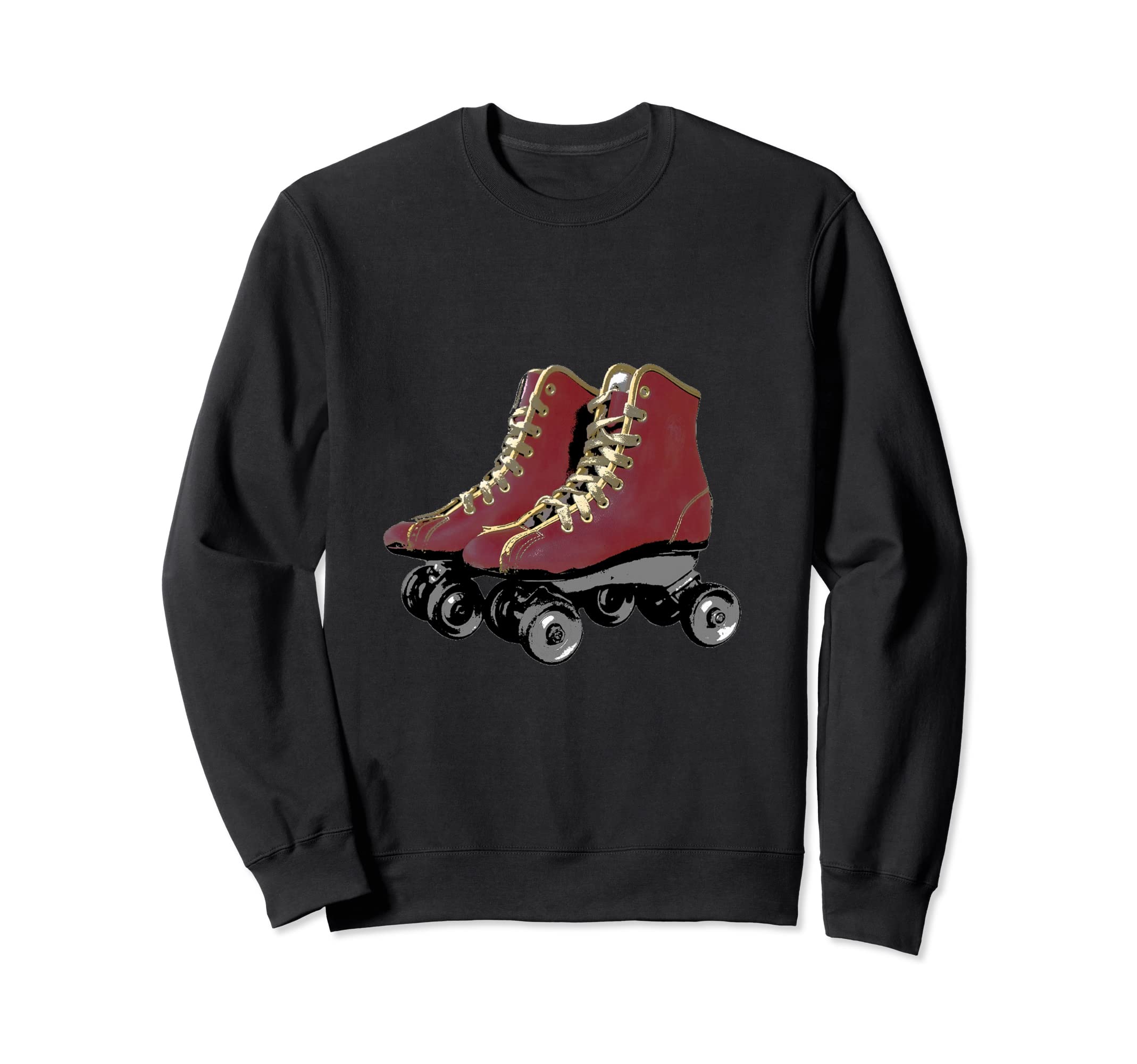 Roller Skates Sweatshirt - Aesthetic Graphic Men Women - T-Shirt, Sweatshirt, Hoodie