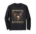 Antisocial Butterfly T-Shirt - Aesthetic Graphic for Adults - T-Shirt, Sweatshirt, Hoodie