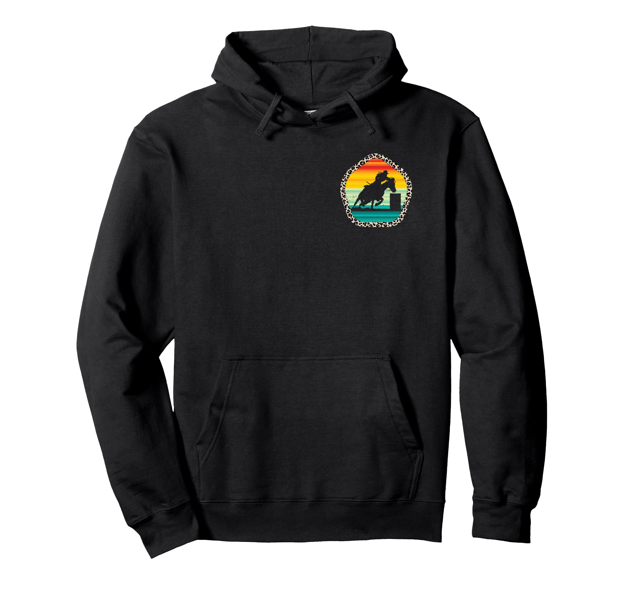 Cowgirl Western Barrel Racing Horse Hoodie - Aesthetic Graphic Unisex - T-Shirt, Sweatshirt, Hoodie