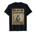 Black Cowboy Western Rodeo Melanin T-Shirt - Unique Graphic Men Women - T-Shirt, Sweatshirt, Hoodie