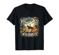 Wild Flowers Cowgirls Riding T-Shirt - Fun Novelty Design for Adults - T-Shirt, Sweatshirt, Hoodie