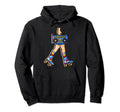 Roller Skates Boombox Disco Ghetto Skating Hoodie - Custom Art Print Unisex - T-Shirt, Sweatshirt, Hoodie