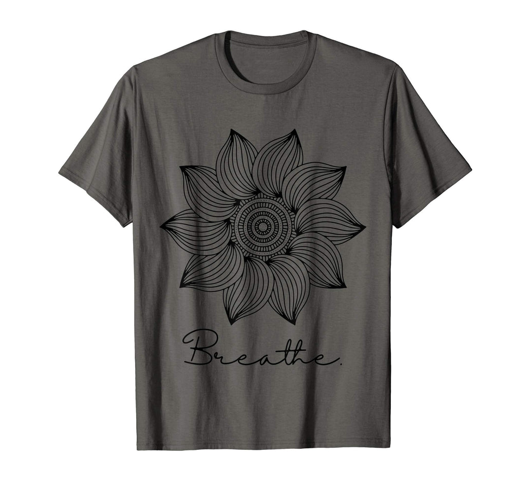 Breathe Mandala Mindfulness T-Shirt - Casual Everyday Wear Men Women - T-Shirt, Sweatshirt, Hoodie