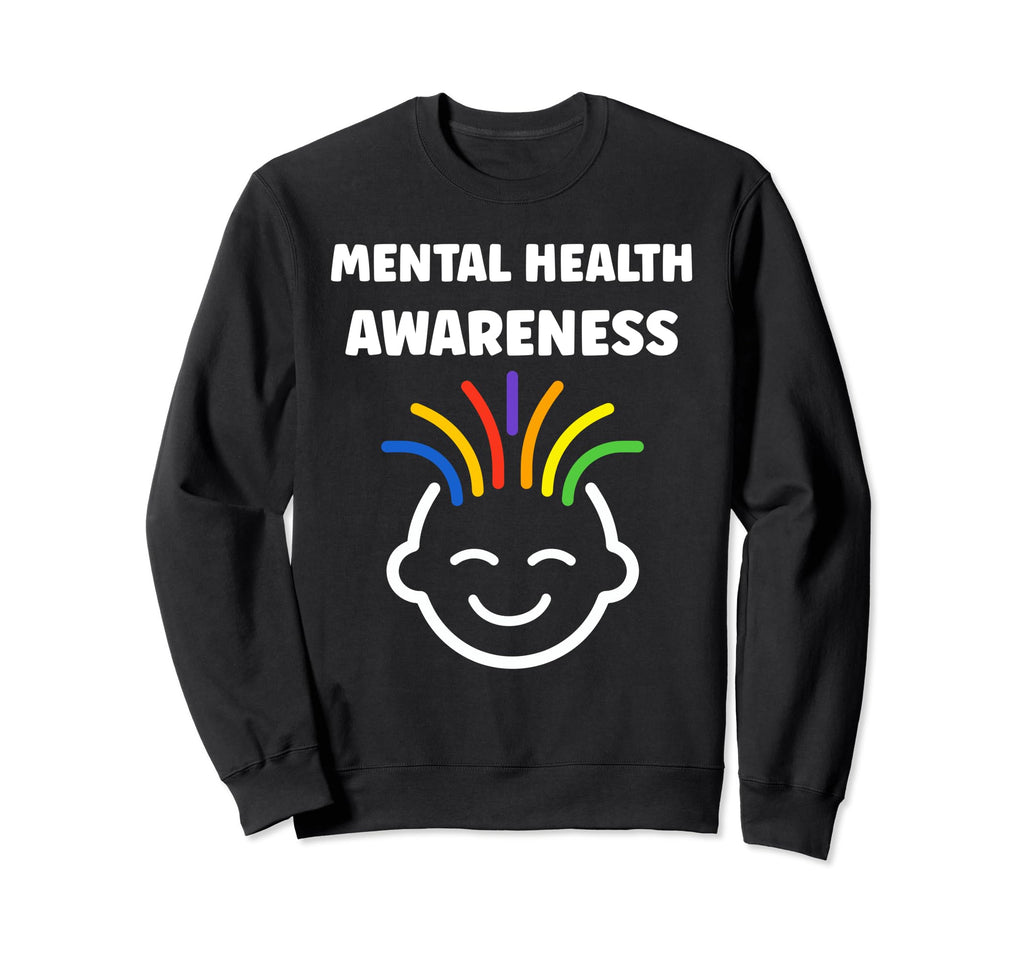 Simple Support Brain Illness Mental Sweatshirt - Unique Graphic for Adults - T-Shirt, Sweatshirt, Hoodie