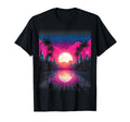 Vaporwave Cityscape 80S Synthwave T-Shirt - Casual Everyday Wear Men Women - T-Shirt, Sweatshirt, Hoodie