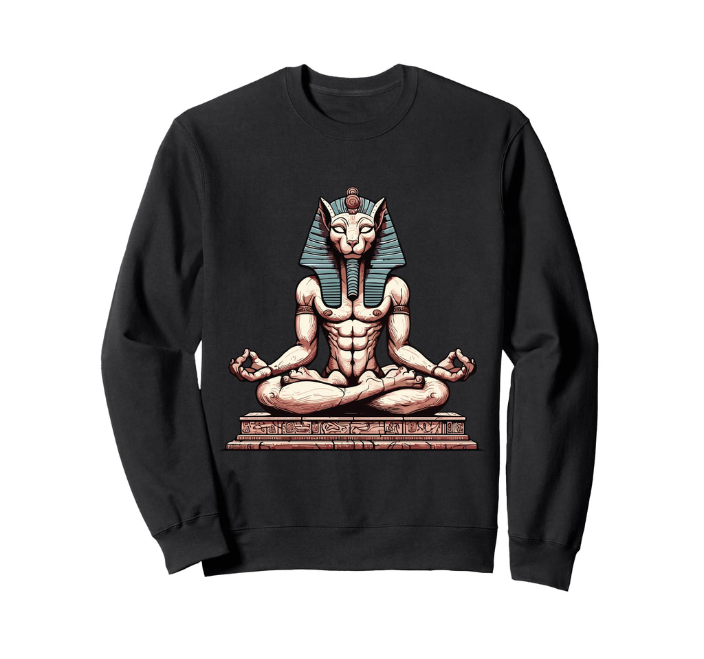 Meditation Sphynx Yoga Pose Sweatshirt - Fun Novelty Design Unisex - T-Shirt, Sweatshirt, Hoodie