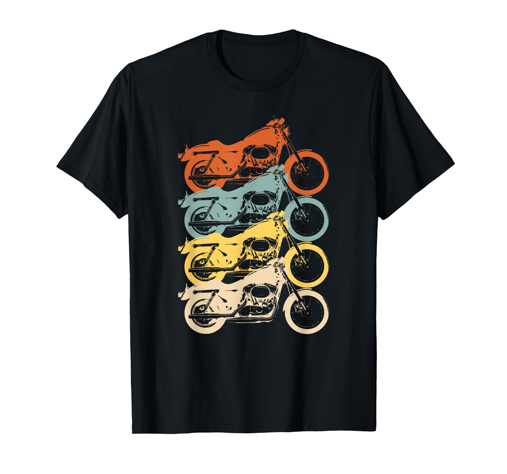 Motorbike Motorcycle Rider Cafe Racer T-Shirt - Minimalist Print Men Women - T-Shirt, Sweatshirt, Hoodie