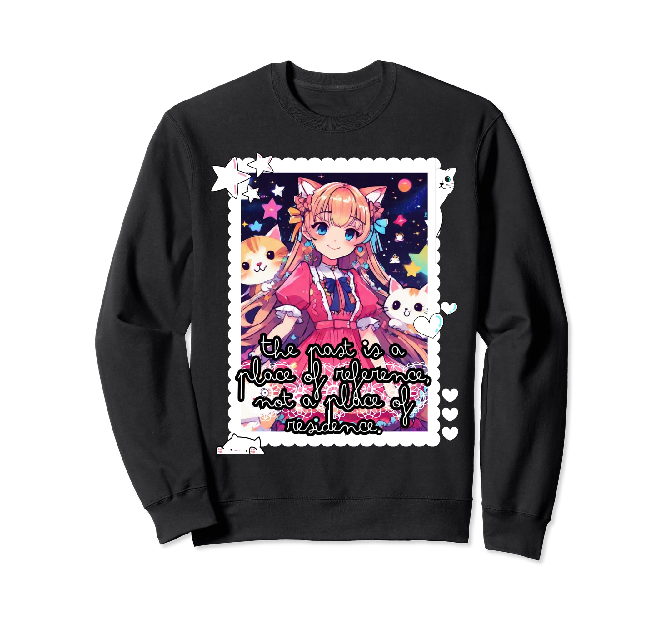 Darkness Transformed Kawaii Sweatshirt - Unique Graphic Men Women - T-Shirt, Sweatshirt, Hoodie