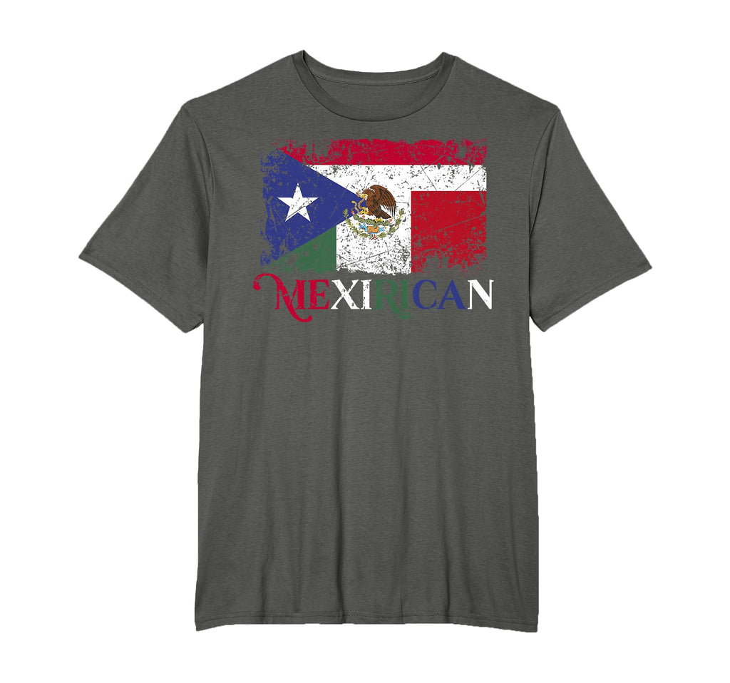 Mexirican Puerto Rican Flag Gift Cinco T-Shirt - Minimalist Print Unisex - T-Shirt, Sweatshirt, Hoodie