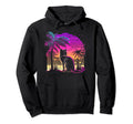 Cat Vaporwave Retrowave Aesthetic Hoodie - Fun Novelty Design Unisex - T-Shirt, Sweatshirt, Hoodie