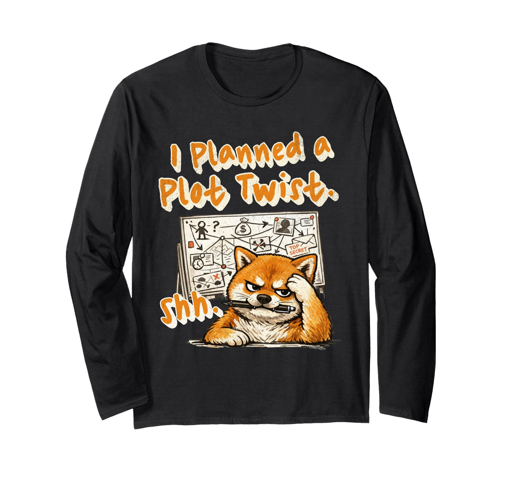 I Planned Plot Twist Funny Bookworm T-Shirt - Novelty Apparel for Adults - T-Shirt, Sweatshirt, Hoodie