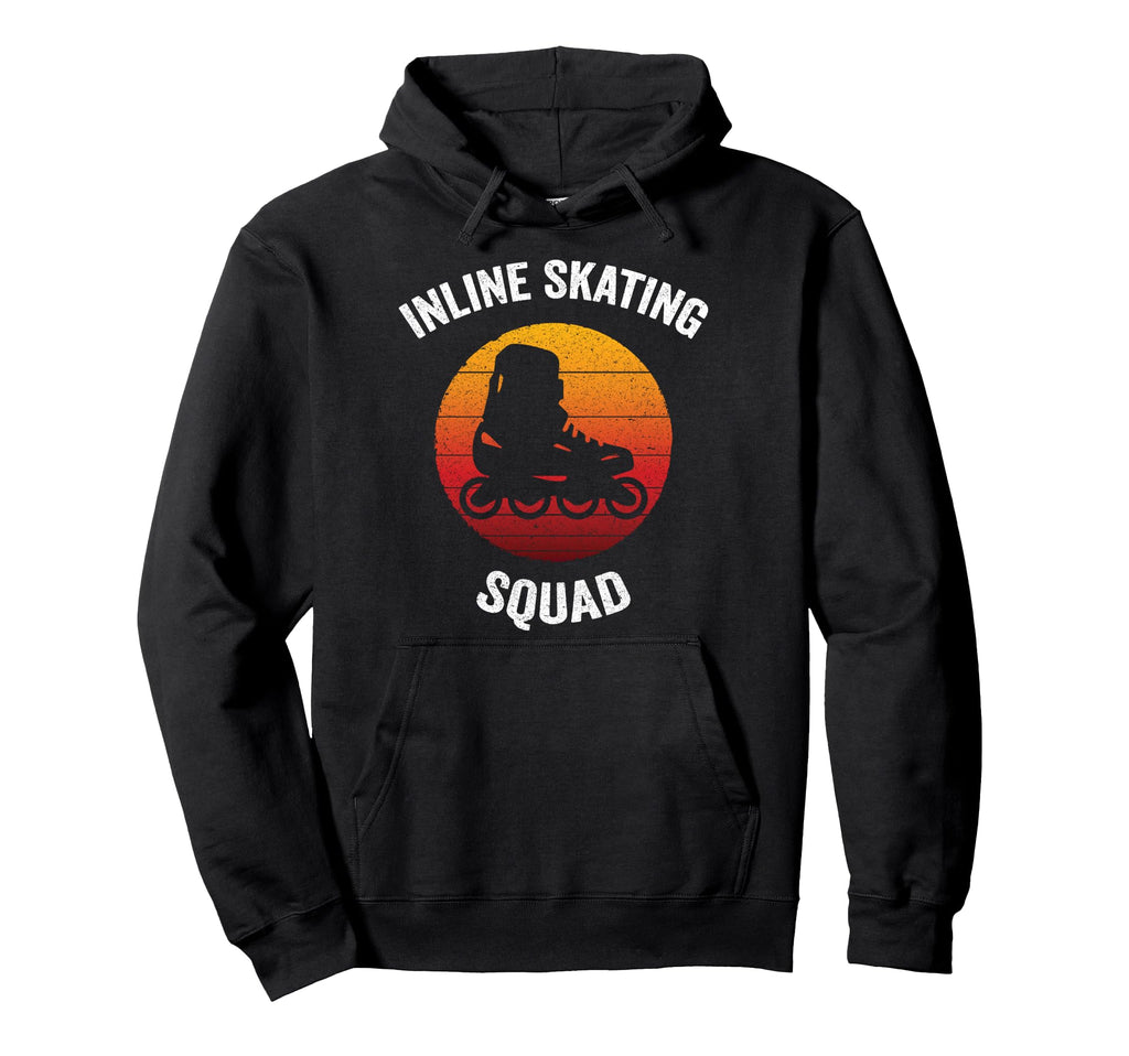 Inline Skating Squad Roller Skate Hoodie - Trendy Graphic Unisex - T-Shirt, Sweatshirt, Hoodie