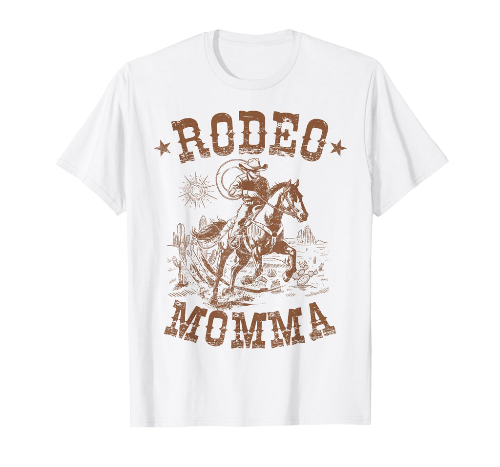 Rodeo Momma Western Cowboy Family T-Shirt - Trendy Graphic Men Women - T-Shirt, Sweatshirt, Hoodie