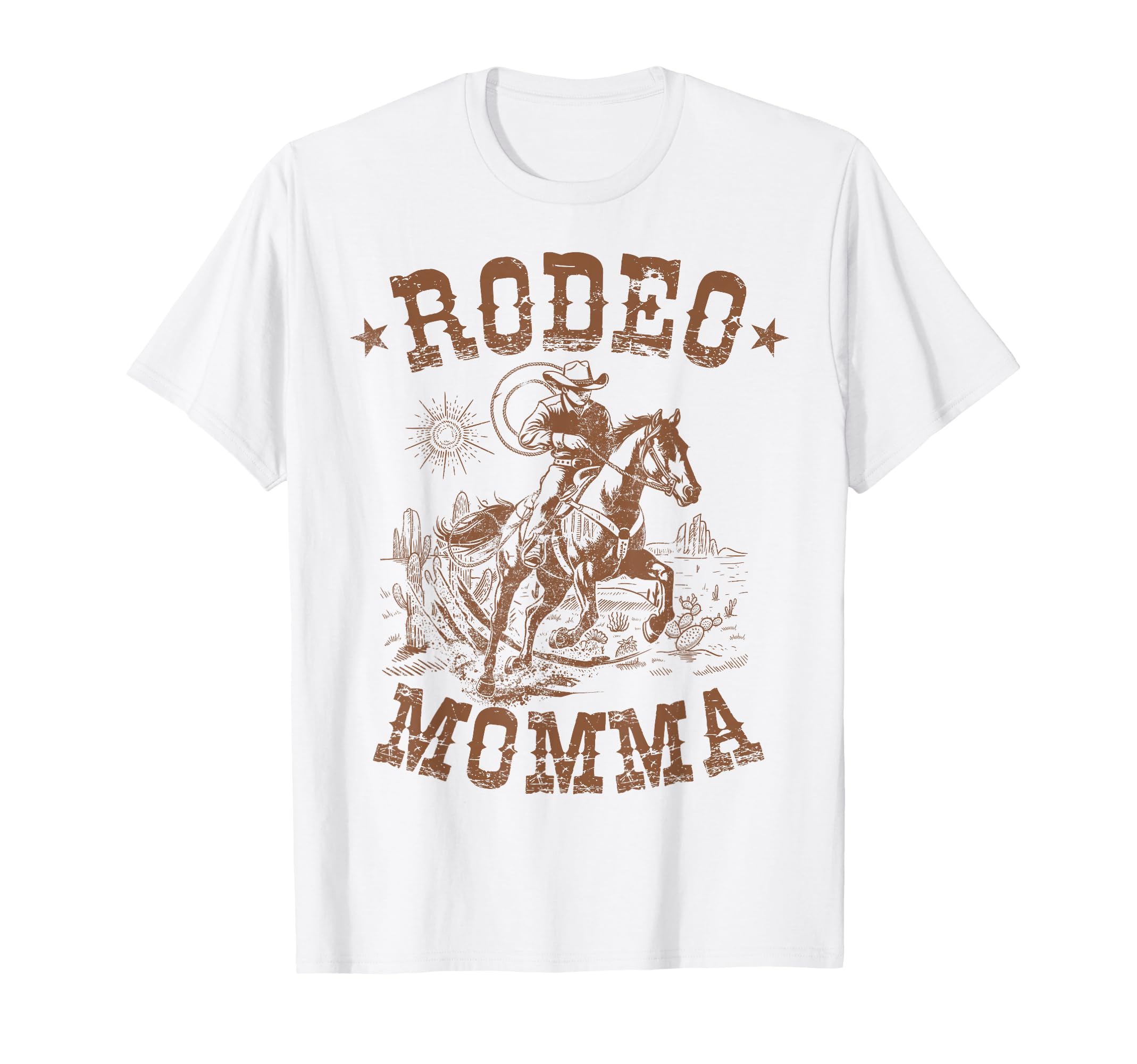 Rodeo Momma Western Cowboy Family T-Shirt - Trendy Graphic Men Women - T-Shirt, Sweatshirt, Hoodie