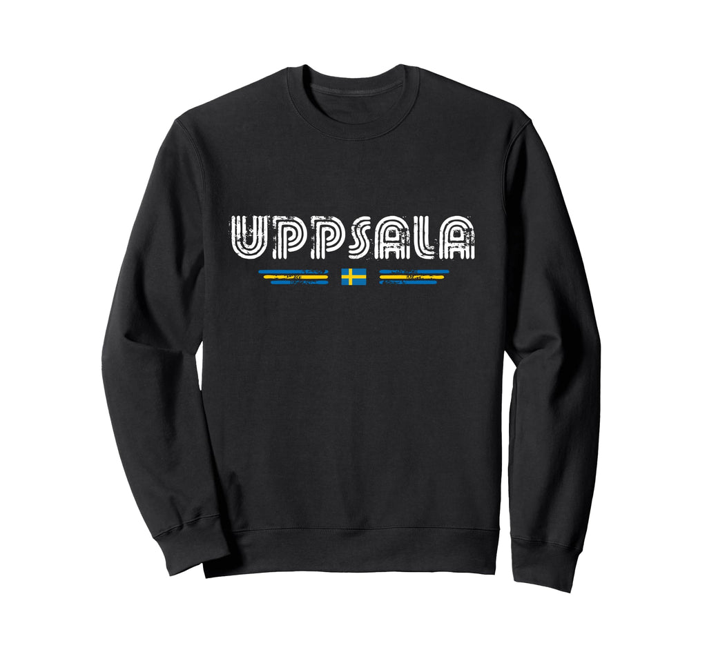 Uppsala Sweden 70S 80S Type Sweatshirt - Streetwear Style Men Women - T-Shirt, Sweatshirt, Hoodie