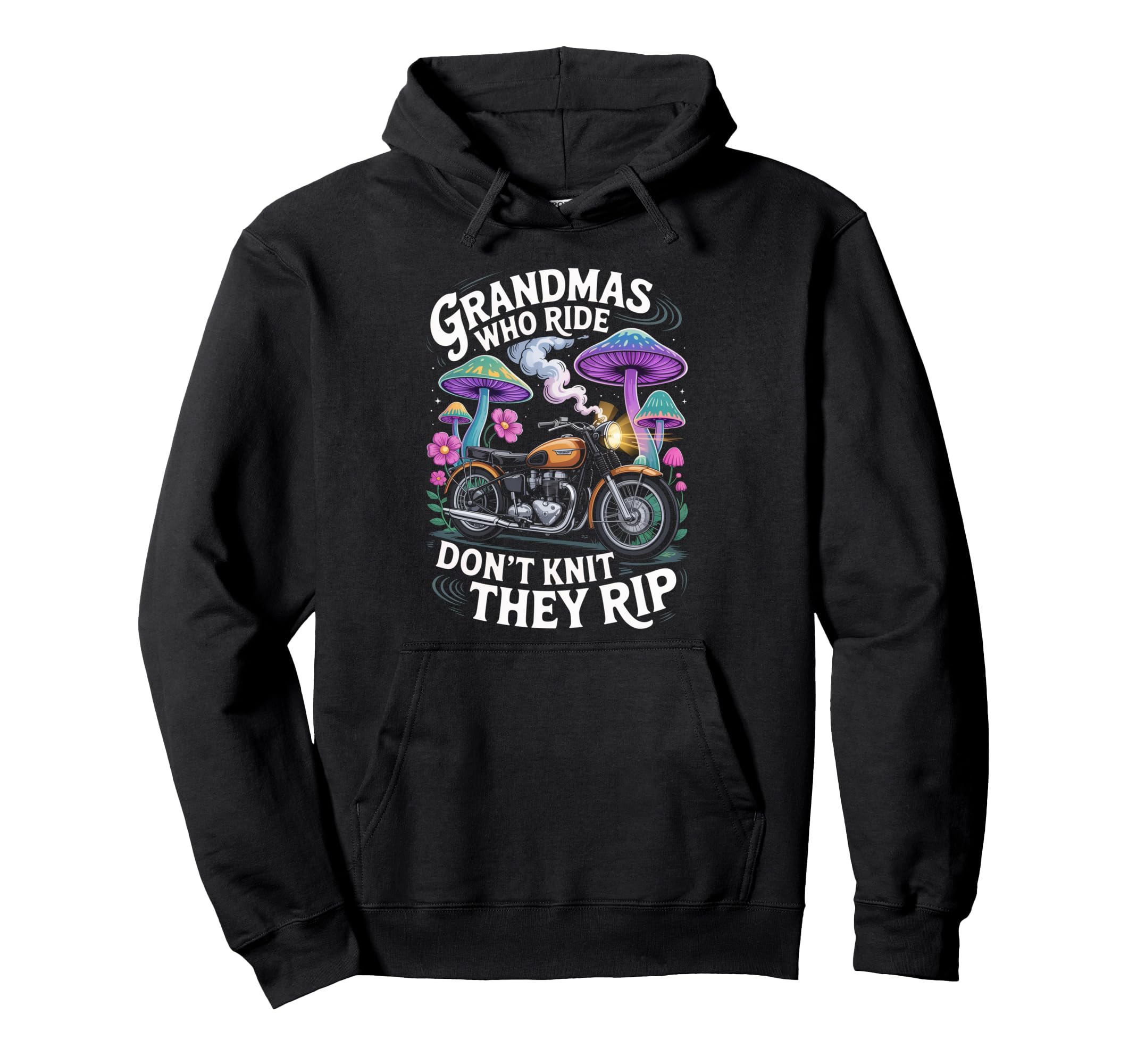 Biker Riding Motorcycle Funny Rider Hoodie - Unique Graphic Men Women - T-Shirt, Sweatshirt, Hoodie