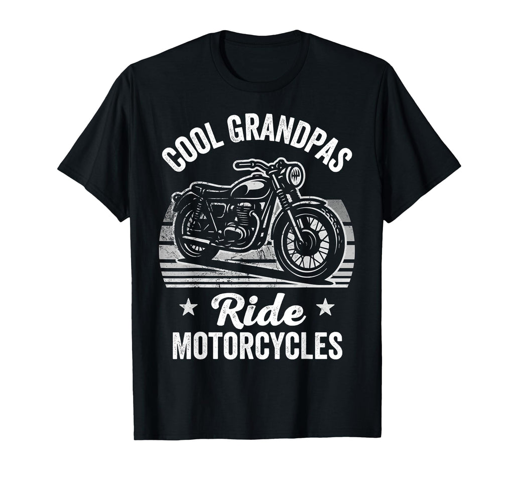 Grandpas Ride Motorcycles T-Shirt - Custom Art Print Unisex - T-Shirt, Sweatshirt, Hoodie