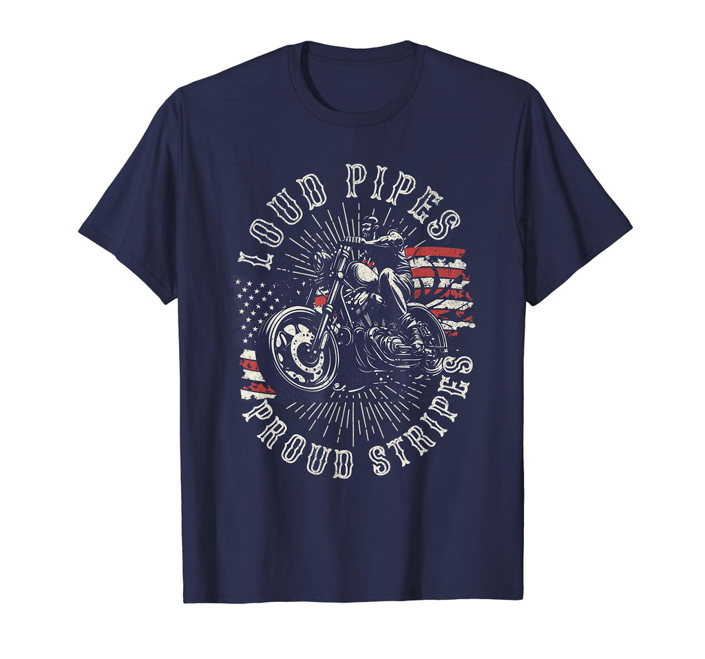 Patriotic Old Biker American Us Flag T-Shirt - Aesthetic Graphic Unisex - T-Shirt, Sweatshirt, Hoodie