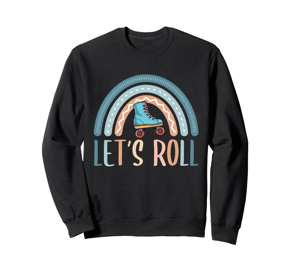 Roller Skating Rainbow Roller Sweatshirt - Streetwear Style Men Women - T-Shirt, Sweatshirt, Hoodie