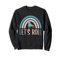 Roller Skating Rainbow Roller Sweatshirt - Streetwear Style Men Women - T-Shirt, Sweatshirt, Hoodie
