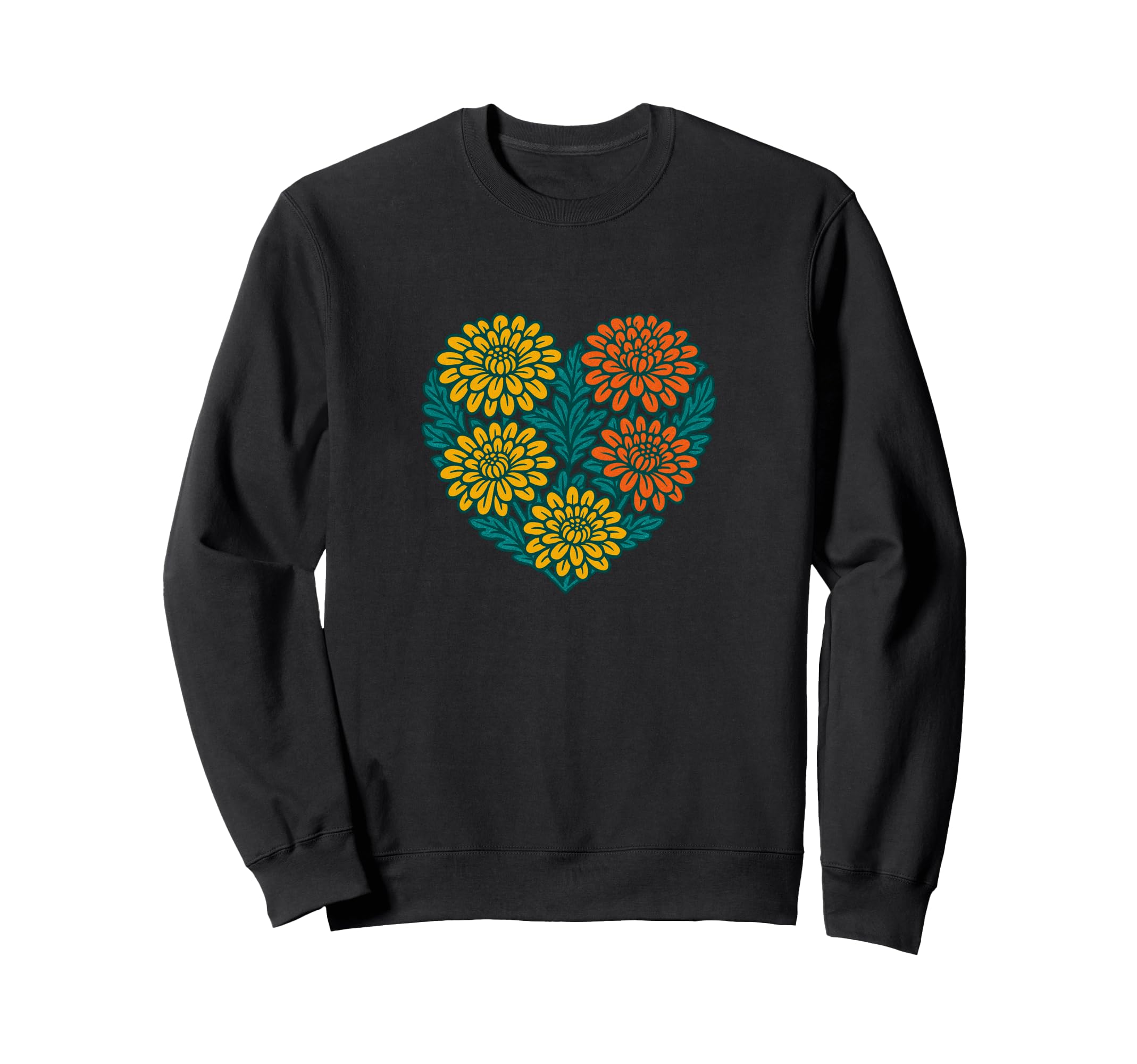 Chrysanthemum Flower Floral Sweatshirt - Fun Novelty Design Unisex - T-Shirt, Sweatshirt, Hoodie