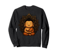 Buddha Meditating Peaceful Sweatshirt - Casual Everyday Wear for Adults - T-Shirt, Sweatshirt, Hoodie