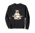 Meditation Bull Yoga Pose Sweatshirt - Streetwear Style for Adults - T-Shirt, Sweatshirt, Hoodie
