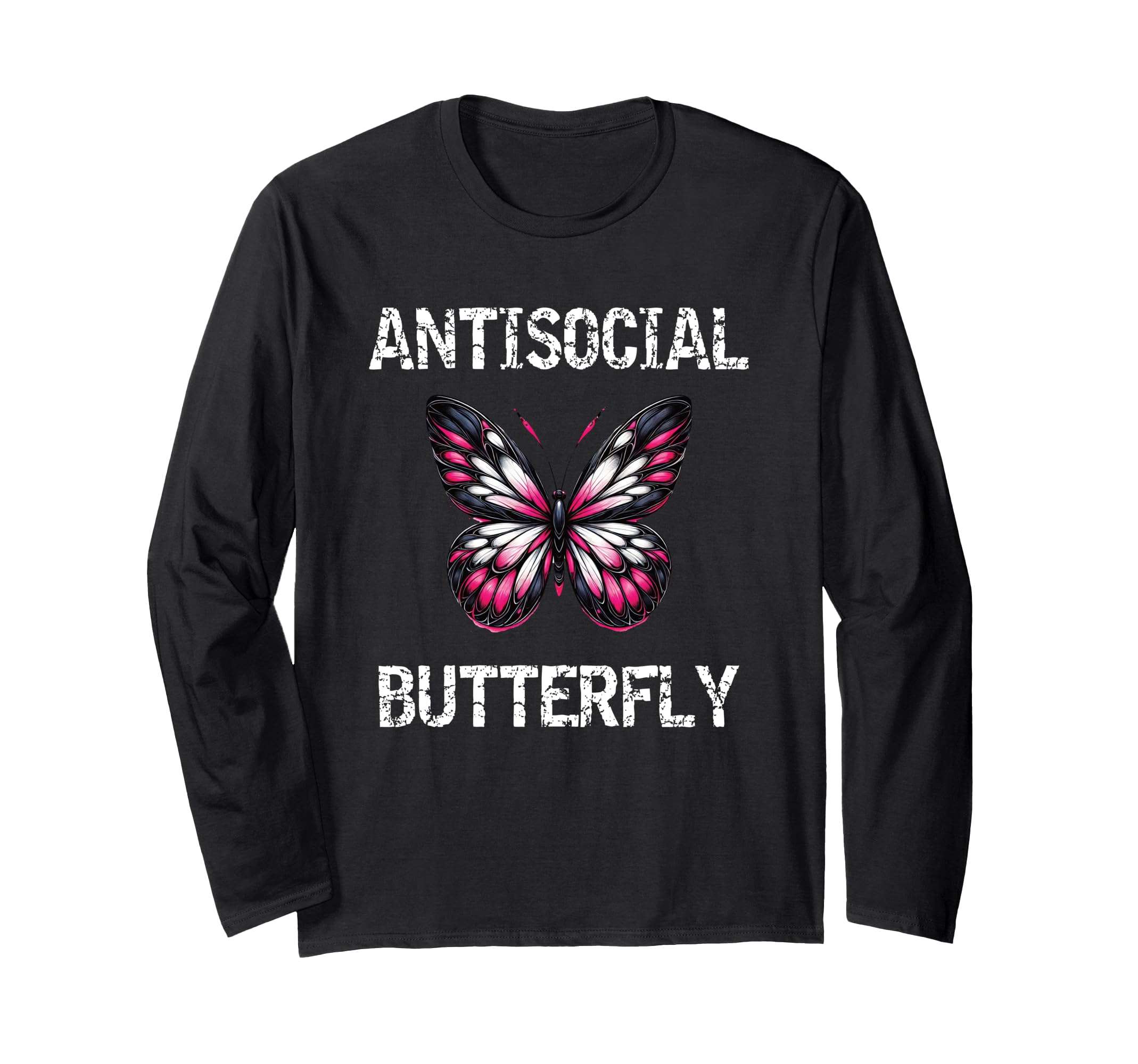 Antisocial Butterfly Introvert Teen T-Shirt - Streetwear Style Men Women - T-Shirt, Sweatshirt, Hoodie