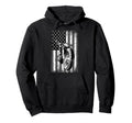 Us Flag Biker Riding Lover Hoodie - Fun Novelty Design for Adults - T-Shirt, Sweatshirt, Hoodie