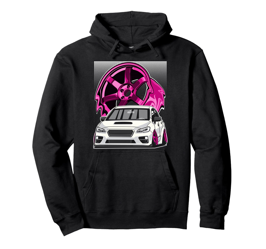 Subie Va Jdm Stance Car Wheel Boxer Motor Hoodie - Streetwear Style Unisex - T-Shirt, Sweatshirt, Hoodie