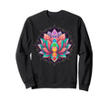 Yoga Meditation Spiritual Chakra Sweatshirt - Minimalist Print Men Women - T-Shirt, Sweatshirt, Hoodie