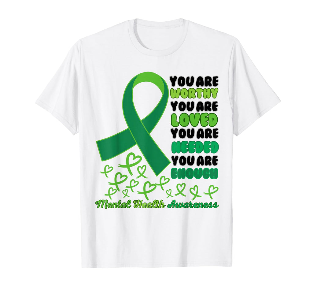 Motivational Support Warrior Mental T-Shirt - Custom Art Print Unisex - T-Shirt, Sweatshirt, Hoodie