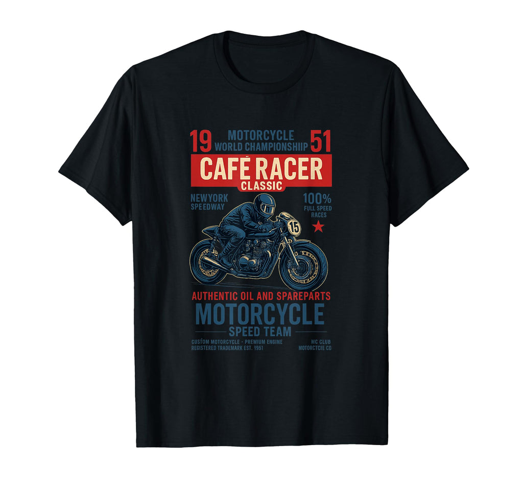 Caf Racer Motorcycle Biker Fans T-Shirt - Trendy Graphic Unisex - T-Shirt, Sweatshirt, Hoodie