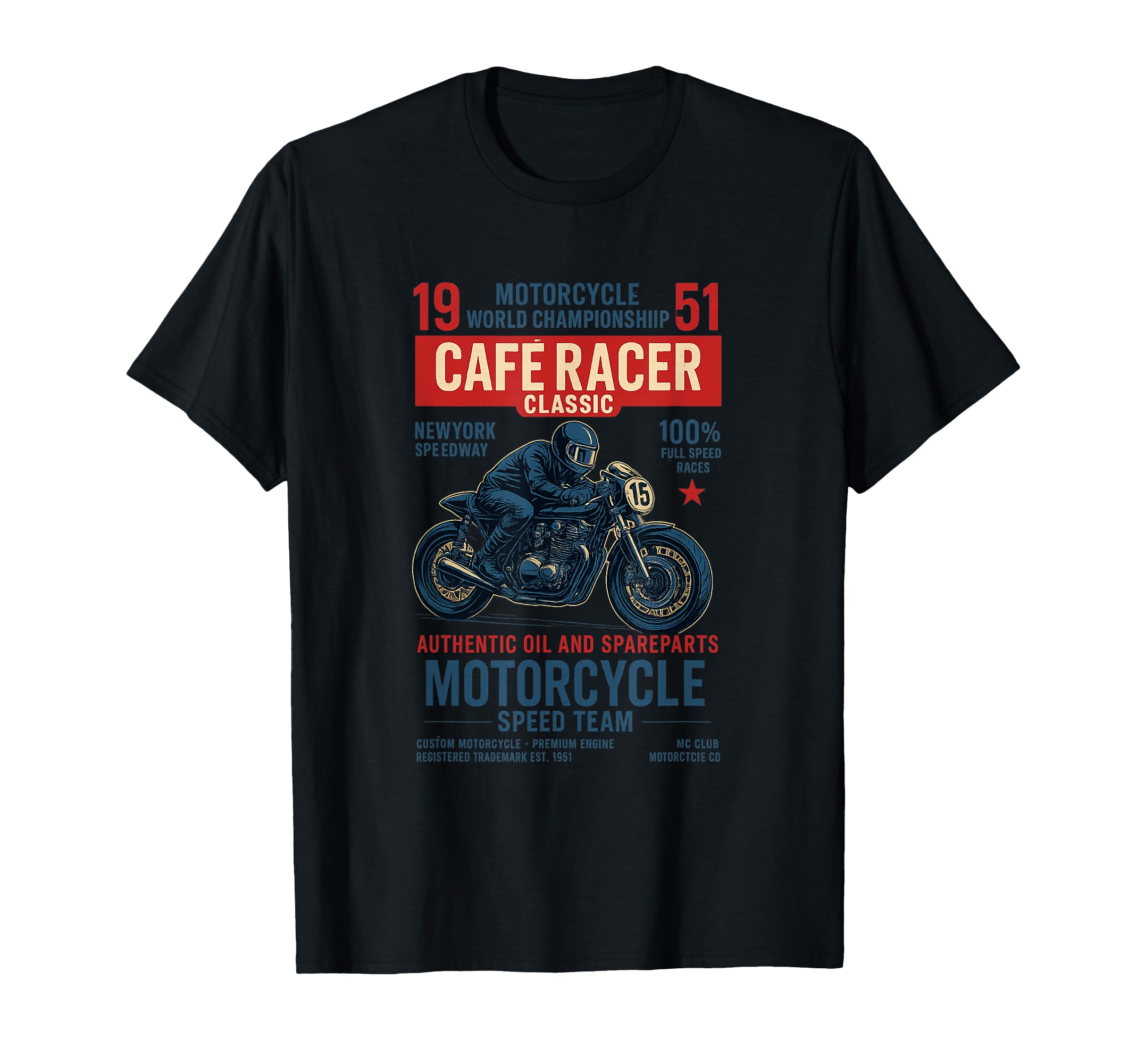 Caf Racer Motorcycle Biker Fans T-Shirt - Trendy Graphic Unisex - T-Shirt, Sweatshirt, Hoodie