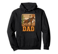 Dad Cowboy Western Rodeo Fathers Day Hoodie - Trendy Graphic Men Women - T-Shirt, Sweatshirt, Hoodie