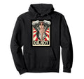 Pin Up Motorcycle Engine Gilroy Hoodie - Novelty Apparel Unisex - T-Shirt, Sweatshirt, Hoodie