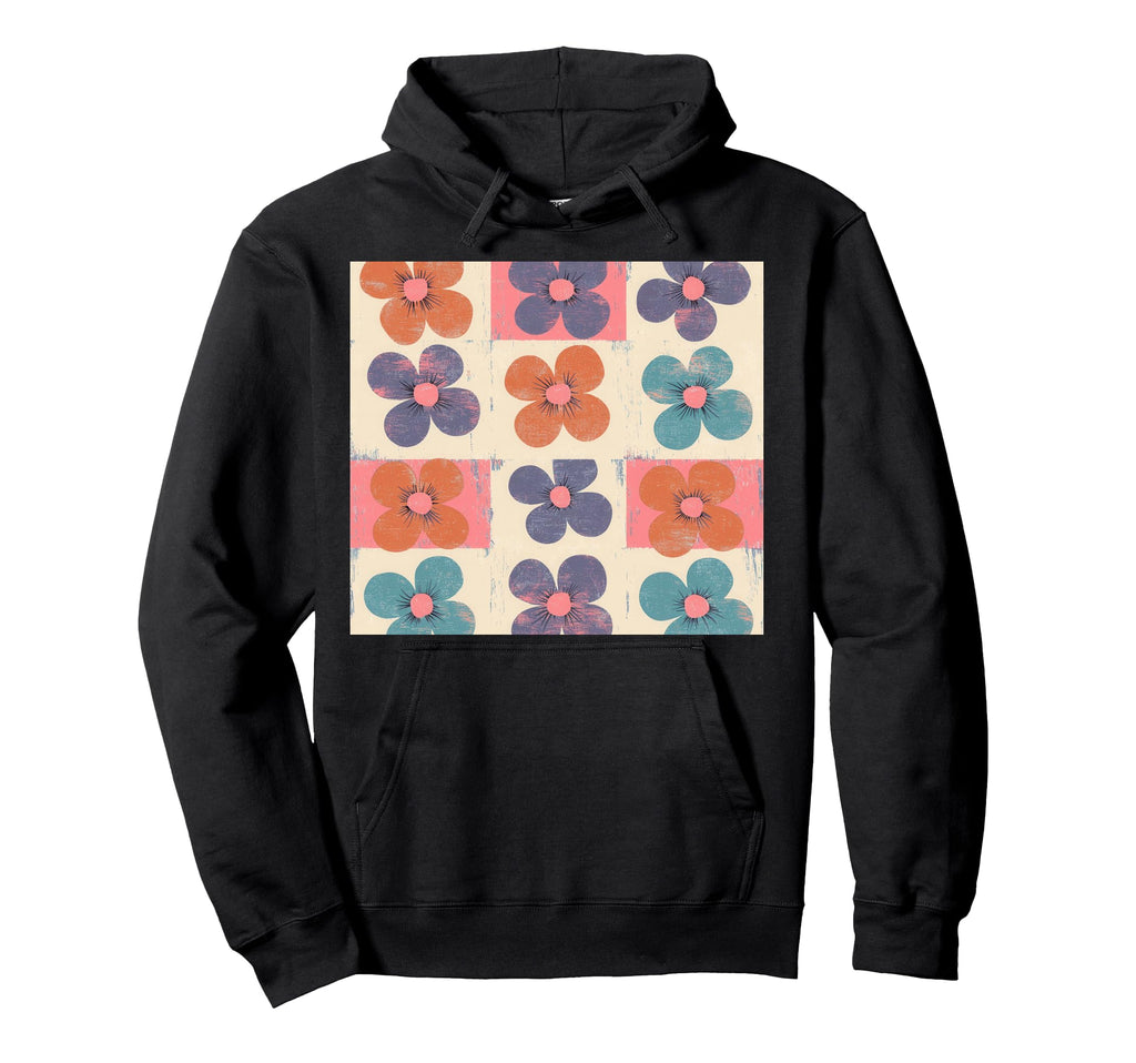 Floral Pattern Hoodie - Aesthetic Graphic for Adults - T-Shirt, Sweatshirt, Hoodie