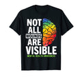 Not All Wounds Are Visible Mental T-Shirt - Fun Novelty Design for Adults - T-Shirt, Sweatshirt, Hoodie