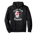 Mental Health Nurse Flowers Mental Hoodie - Graphic Print for Adults - T-Shirt, Sweatshirt, Hoodie
