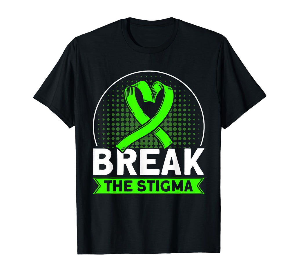 Mental Health Break Stigma Mental T-Shirt - Unique Graphic Men Women - T-Shirt, Sweatshirt, Hoodie