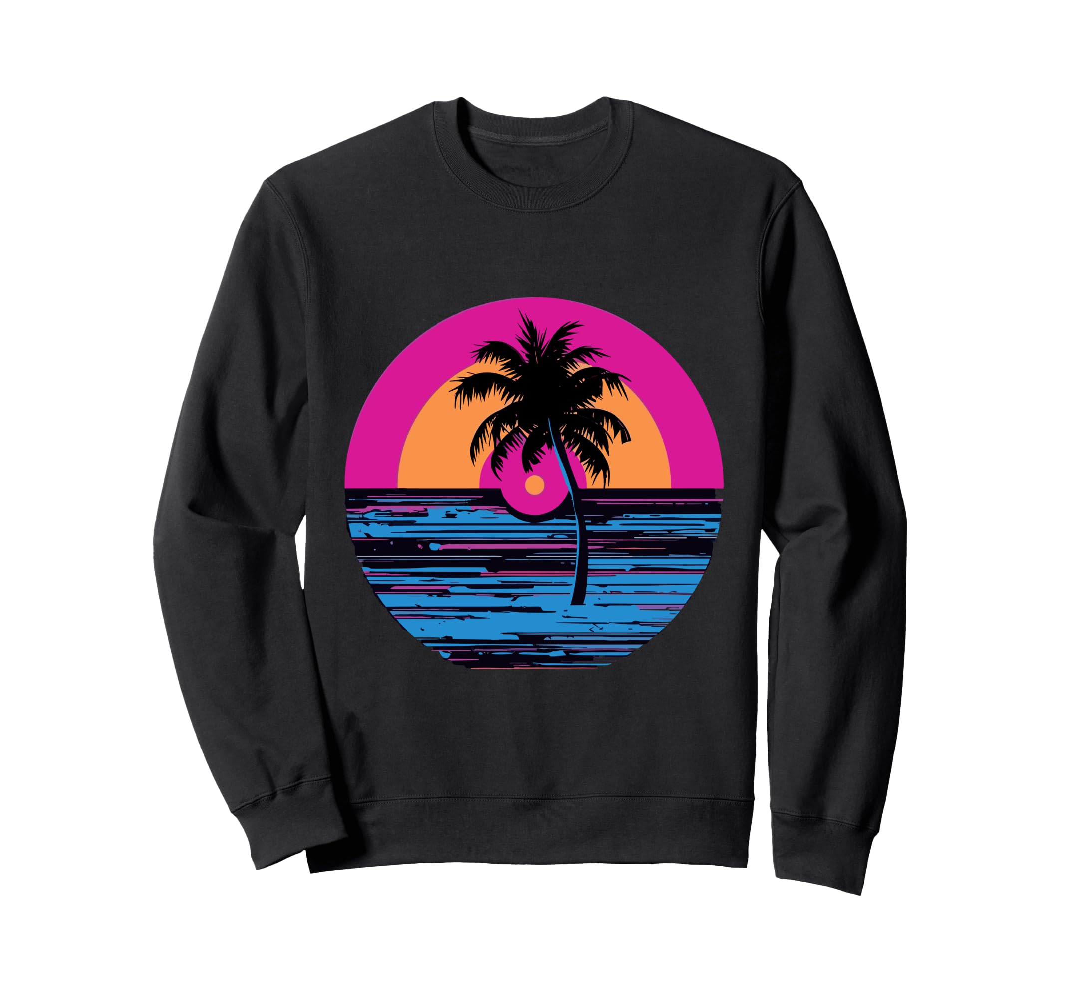 Vinyl Record Vaporwave Turntable Sweatshirt - Unique Graphic for Adults - T-Shirt, Sweatshirt, Hoodie