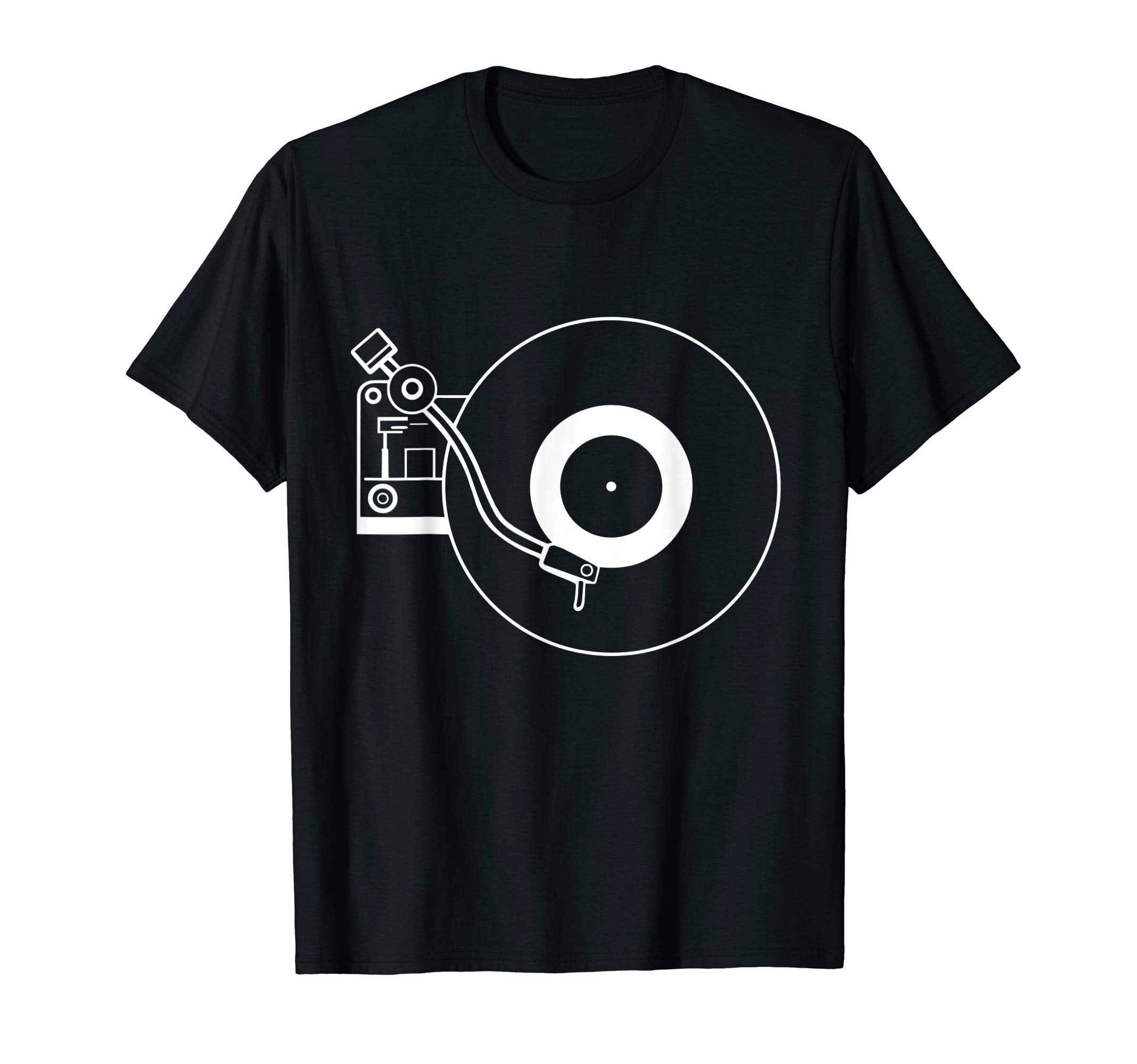 Minimalist Vinyl Turntable Analog Lp T-Shirt - Minimalist Print for Adults - T-Shirt, Sweatshirt, Hoodie