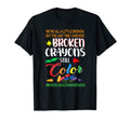 Broken Crayons Still Color Mental T-Shirt - Aesthetic Graphic for Adults - T-Shirt, Sweatshirt, Hoodie