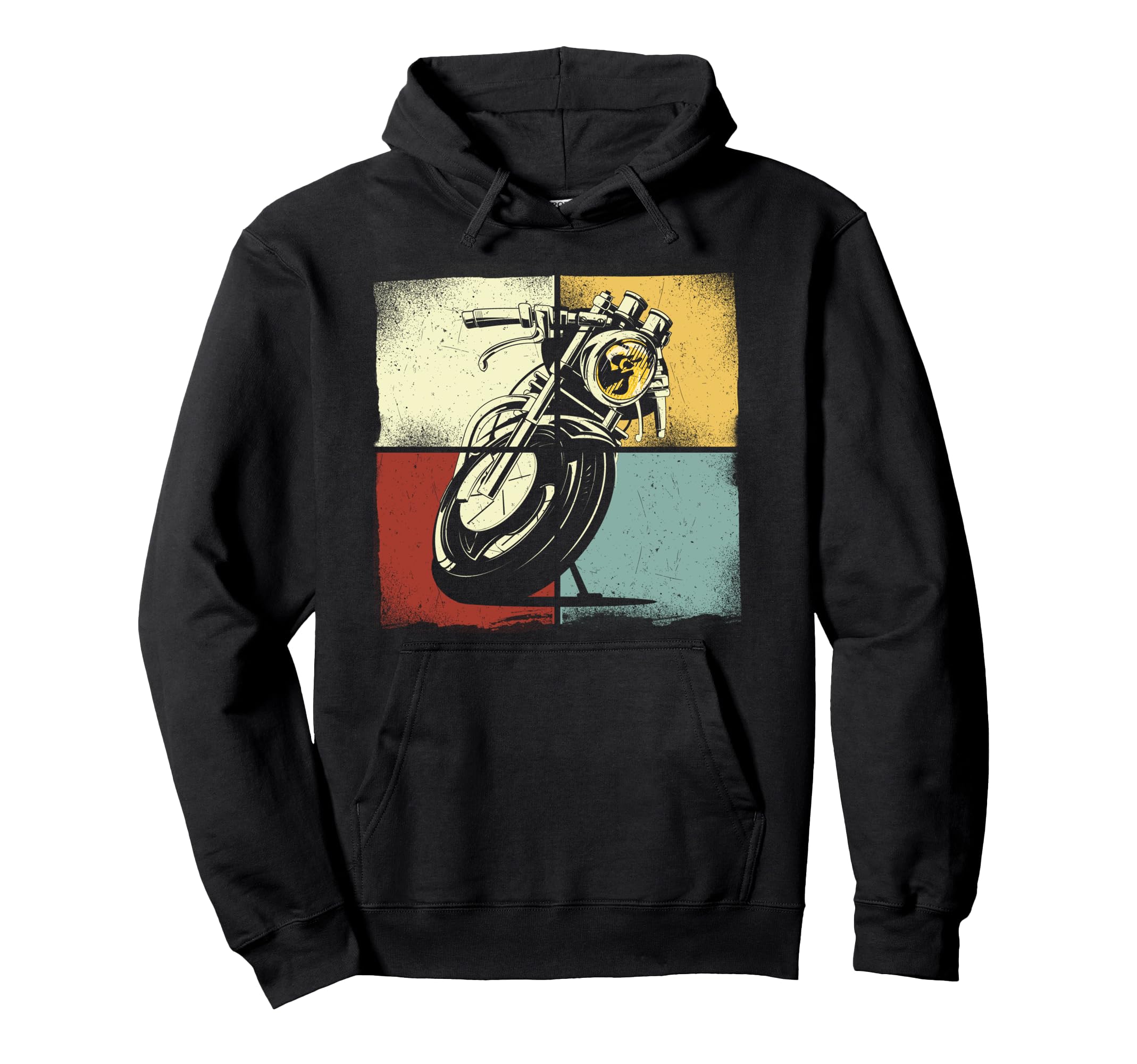 Motorcycle Biker Hoodie - Unique Graphic Unisex - T-Shirt, Sweatshirt, Hoodie