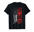 Stick Shift Mechanic Usa Flag Muscle Car T-Shirt - Custom Art Print Unisex - T-Shirt, Sweatshirt, Hoodie