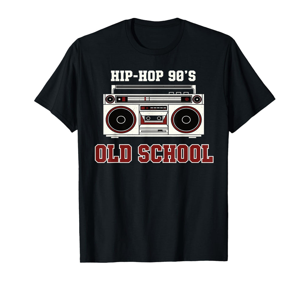 Hip Hop 90S Old School Vinyl T-Shirt - Novelty Apparel for Adults - T-Shirt, Sweatshirt, Hoodie