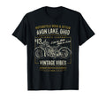 Avon Lake Oh Usa Distressed Motorcycle T-Shirt - Custom Art Print Men Women - T-Shirt, Sweatshirt, Hoodie