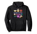 Happy Cafeteria Crew Members Food Hoodie - Novelty Apparel Men Women - T-Shirt, Sweatshirt, Hoodie