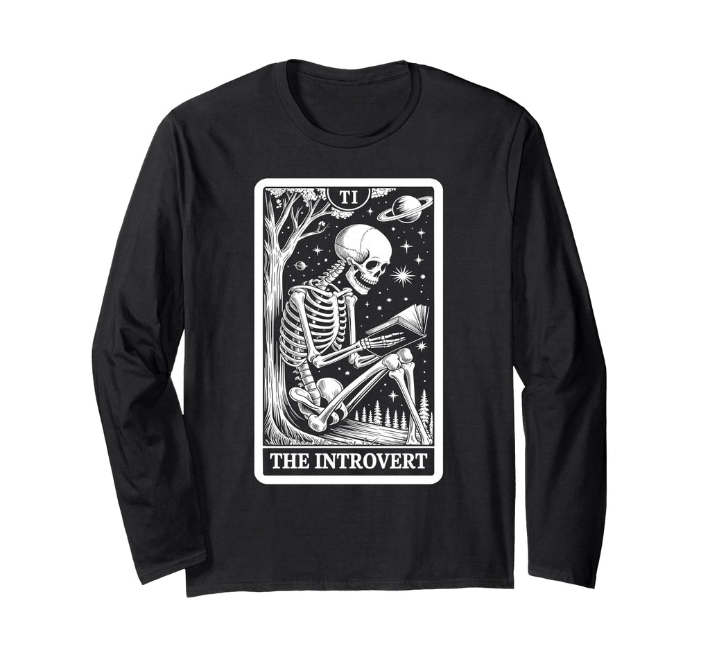 Introvert Tarot Indoorsy Antisocial T-Shirt - Trendy Graphic Men Women - T-Shirt, Sweatshirt, Hoodie
